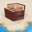 20210820_203429.jpg CATAN COMPATIBLE Hexagon storage for many versions