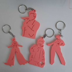 WhatsApp Image 2020-10-30 at 15.13.36.jpeg STL file Harry Styles Fine Line KeyChain Llavero Kit 4 STL・Model to download and 3D print