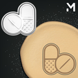 Pills.png Cookie Cutters - Medicine