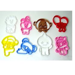 DSC04878.JPG STL file cookie cutter bts BT21 ALL cookie cutter・Design to download and 3D print