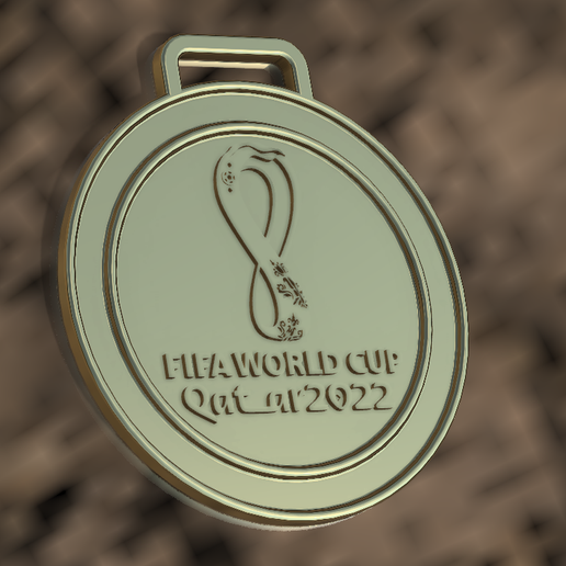 🗺️ 2022 World Cup Medal Qatar FIFA WORLD CUP CHAMPIONS