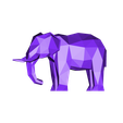 Low_Poly_Elephant.obj Low Poly Elephant