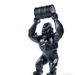 Richard-ORLINSKI-Wild-Kong-Oil-Resin-available-for-sale-on-composition-gallery1613989496-68587.jpg Free STL file Wild Kong oïl in 60 centimetres for 13 pieces・3D printer design to download