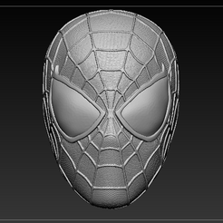 SPIDERMAN-TOBEY-MAGUIRE-MASK-WITH-ANDREW-GARFIELD-LENS-FRENTE.png STL file SPIDER MAN TOBEY MAGUIRE MASK HEAD ANDREW GARFIELD STYLE LENS・3D print design to download