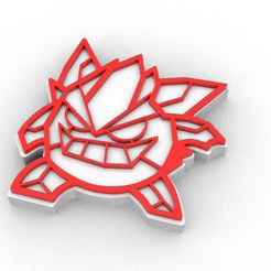 er1.jpg Fichier STL gratuit LAMPE GENGAR・Design pour impression 3D à télécharger