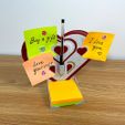 Valentine-Post-it-Note-Holder-for-Cults.jpg Valentine's Day Post-It Note & Sticky Note Holder - Desktop or Wall Mounted