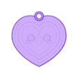 STL_HappyHearts_PrintInPlace_Keychain_V01.stl Porte-clés Happy Hearts Print In Place