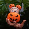 Labubu Toy Accessories - Pumpkin Set (Headband and body)