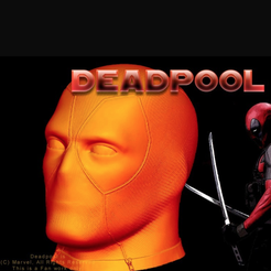 Capture d’écran 2016-12-13 à 16.42.38.png Download free STL file Deadpool Head (HD) • 3D printer template, Geoffro