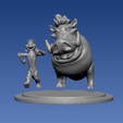 6.png timon and pumbaa walking pose from simba the lion king