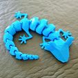 flexi Salamander low poly, print in place