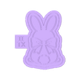 easter bunny bow.stl Stampo per fiocco di coniglio pasquale