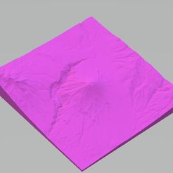 Volcan Misti_Arequipa Perú.jpg STL-Datei Misti-Arequipa-Peru Volcano・Design zum Herunterladen und 3D-Drucken