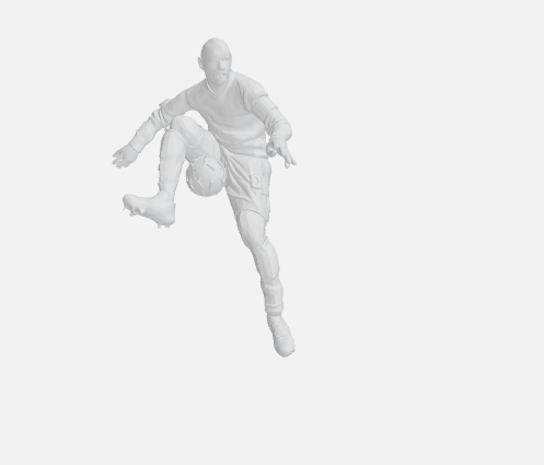 🇫🇷 Thierry Henry - Figure・ OBJ File for 3D printing・Cults