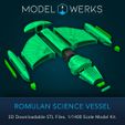 Romulan-Graphic-2.jpg 1/1400 Scale Romulan Science Vessel