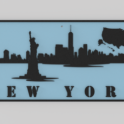 e651b101-c92b-43c2-ad4b-8261577c96d5.png Wall Plate Skyline - New York City