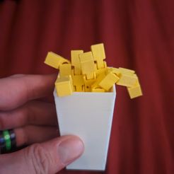 PXL_20221221_200016436.jpg Free STL file Flexi French Fries・3D printer model to download