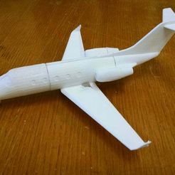 IMG_20160428_154838193.jpg Free STL file Hawker 400Xpr with retracts・3D printing template to download