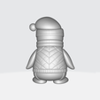 Adorable-Winter-Penguin-8.png Adorable Winter Penguin Figurine – 3D Printed Collectible with Goggles, Hat & Vest | Cute Animal