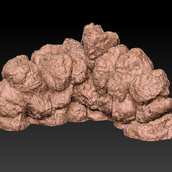 Rock-4.png Download STL file Terrain scenery - Rock 4 • 3D printable object, Rpgenesis