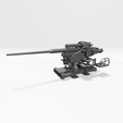 7.png Cañón antiaéreo 12,8cm FlaK 40 (en cruz) (Alemania, 2ª Guerra Mundial)