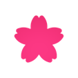 Untitled.png Clay Cutter STL File - Cherry Blossom Sakura 1  - Earring Digital File Download- 15 sizes and 2 Earring Cutter Versions, cookie cutter