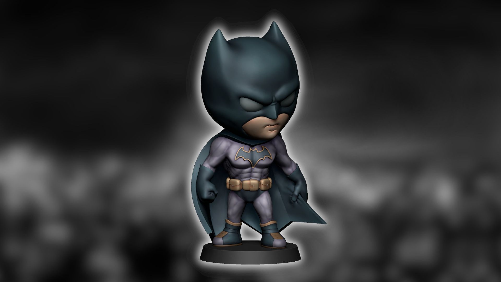 Download File CHIBI BATMAN • 3D Printing Design ・ Cults