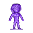 baki.stl Baki the Grappler son of ogre ( FUSION, MASHUP, COSPLAYERS, ACTION FIGURE,  FAN ART, CROSSOVER, TOYS DESIGNER, CHIBI )