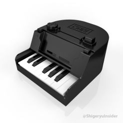 NintendoLaboPiano3dRender.jpg Nintendo labo Piano 3d print and improvements