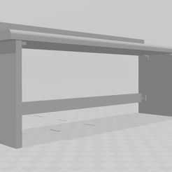 Capture 2.JPG STL file Workbench for garage 1/10 or diorama・3D printing template to download