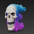 Skull-Themed-E-Letter-Keychain-3D-Print-File-21.jpg Skull-Themed "E" Letter Keychain 3D Print File