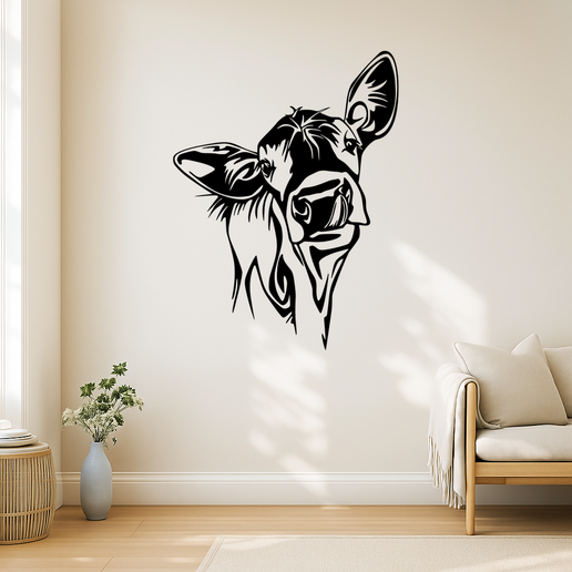 🎨 Cow2 - Wall Art Multicolor・ 3D File for 3D printing・Cults
