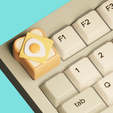 breadcompleto.png Breakfast Keycap - Bread, Egg, Cheese! (Cherry MX)