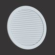 16.3.jpg 99 polyurethane Round Gable Vents 3D model