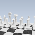 STL file Chess set, Angled edition・3D printing idea to download・Cults