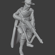 Bandit-2.png Free STL file Wild West gunslinger bandit with lever action rifle・3D printing idea to download