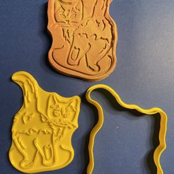 6CF52700-56FC-4BE1-B857-21B04D9A88B3.jpeg Archivo 3D Cortador de galletas de culo de gatito・Modelo imprimible en 3D para descargar