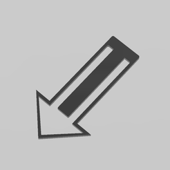 trombonne-fleche.png Paper clip bookmark arrow