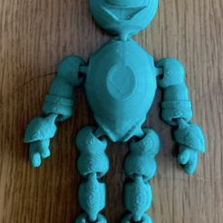 articulated puppets V1 and V1bis