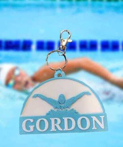 🏊 Swim Bag Tag・ STL File for 3D printing・Cults