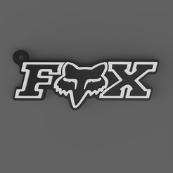 Fox-Logo.png Fox Keychain
