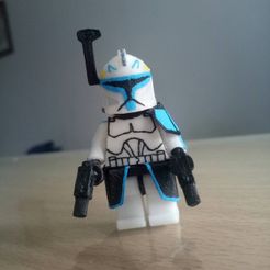 228432.jpg Captain Rex Phase 1 Minifigure Scale 1:1 Star Wars Minifigure Fully Functional