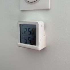 tempImageWhXeFq.jpg Fichier STL Support thermomètre Smart Life・Plan imprimable en 3D à télécharger