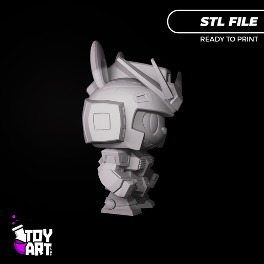 🤖 Labubu Gundam Armor Fusion - Modelo coleccionable STL・Archivo STL ...