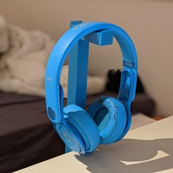 00100lPORTRAIT_00100_BURST20190629230228080_COVER.jpg Free STL file Headphoneholder・Template to download and 3D print