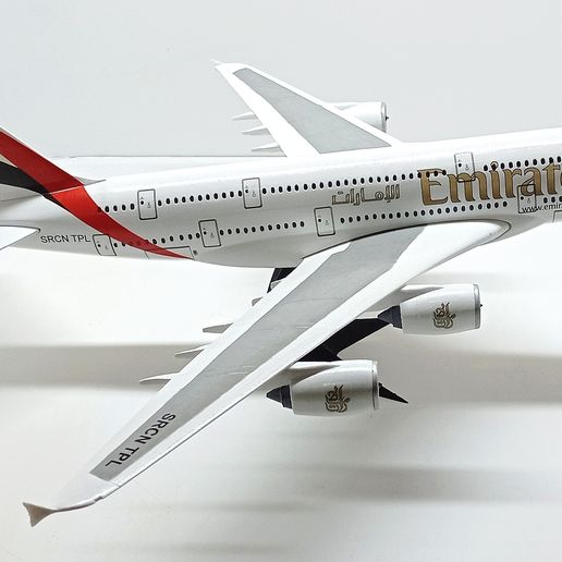 ✈️ A380-800 Emirates Model・ STL File for 3D printing・Cults