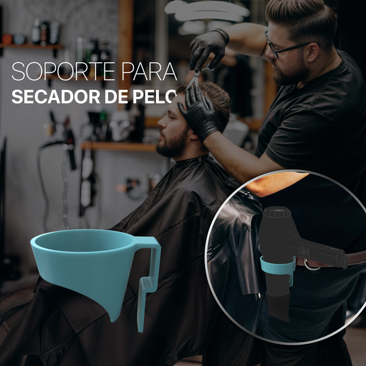 Hair Dryer Stand 3D model