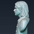 12.jpg Kurt Cobain portrait sculpture 3D print model
