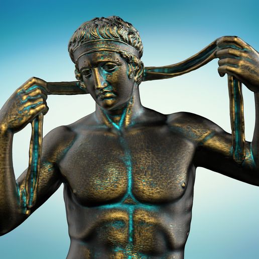 The Farnese Diadumenos optimized 3D model