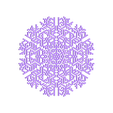 hex40-half.stl Cellular automaton BlocksCAD snowflake generator